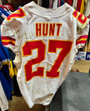 Kareem Hunt Kansas City Chiefs Game Used Football Jersey