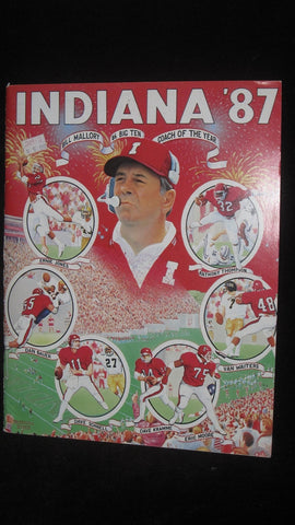 1987 Indiana University Football Media Guide