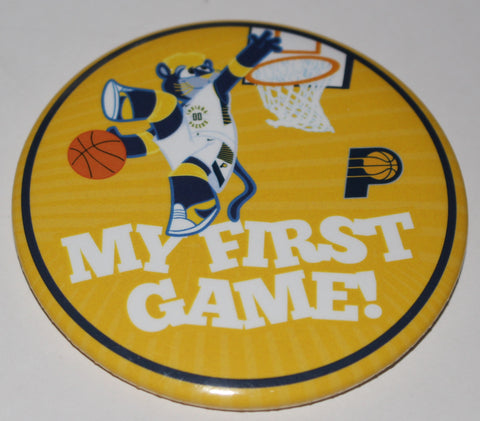 My First Game Boomer Indiana Pacers Pinback Button