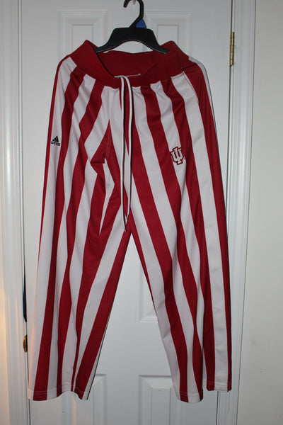 How Indiana began wearing its trademark candy-striped warmup pants