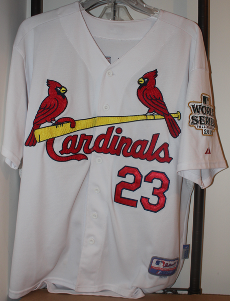 David Freese St. Louis Cardinals 2011 World Series Road Jersey Men's (S-3XL)