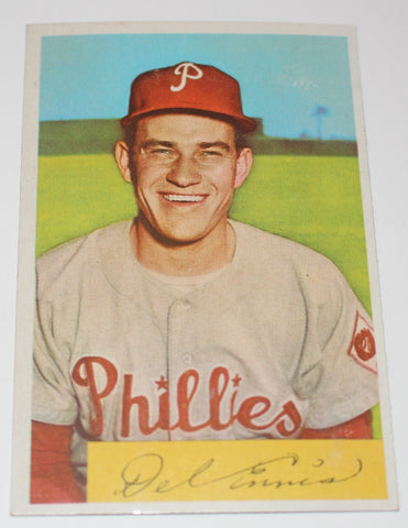 1954 Bowman Del Ennis Baseball Card #127