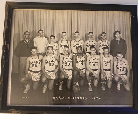 1954 New Albany, Indiana High School Basketball Team Photo