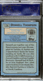 1988 Topps Donnell Thompson Football Card #126 PSA Gem Mint 10