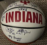 2012-13 Indiana University Team Signed Logo Basketball