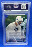 1998 Playoff Absolute Peyton Manning Draft Picks Blue Die Cut Rookie PSA 10 Gem Mint