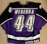 1995-96 Brad Werenka Indianapolis Ice Game Used Hockey Jersey