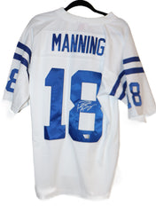 Peyton Manning Autographed Indianapolis Colts Road White Mitchell & Ness Jersey