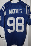 Robert Mathis Autographed Custom Indianapolis Colts Jersey