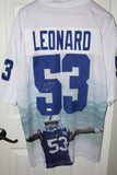 Darius Leonard Autographed Custom Indianapolis Colts Jersey