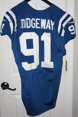 Hassan Ridgeway Indianapolis Colts Game Used Jersey