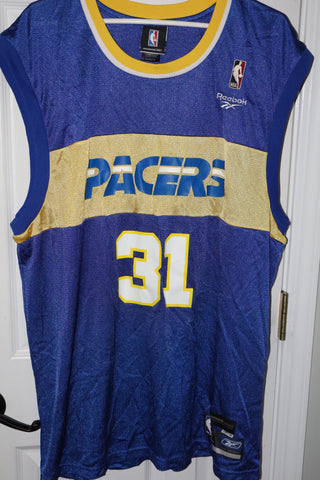 Reggie Miller Reebock Hardwood Classics 1987-88 Jersey, Size XL