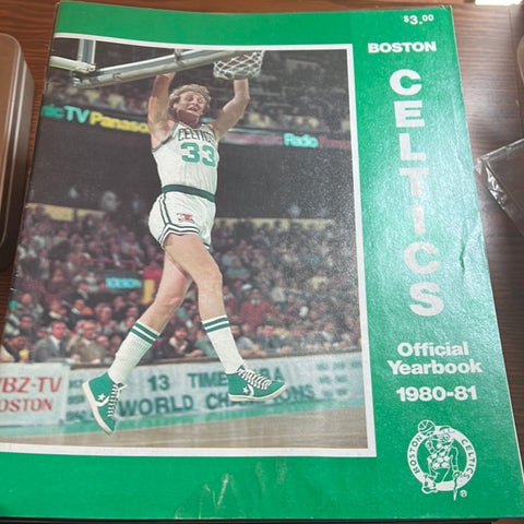 1980-81 Boston Celtics Yearbook