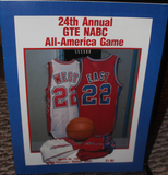 1986 NABC All America Basketball Game Program