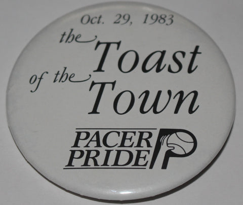 1983 Indiana Pacers Toast of the Town Pinback Button