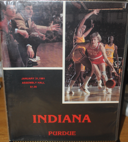 1981 Purdue vs Indiana University Basketball Program