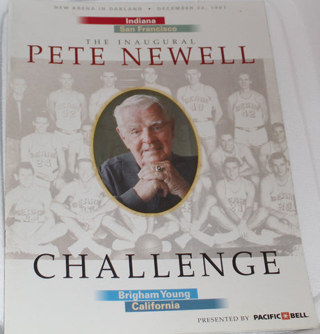 1997 Pete Newell Challenge Basketball Program, Indiana, San Francisco, Brigham Young, California