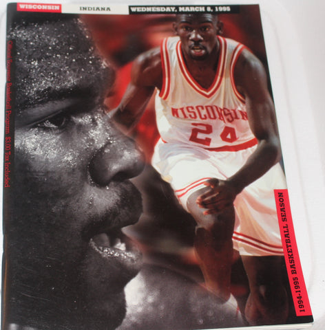 1995 Indiana at Wisconsin Basketball Program