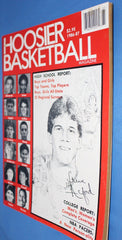 1986-87 Hoosier Basketball Magazine, Steve Alford on Cover - Vintage Indy Sports