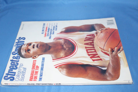 1992 Street & Smith Basketball Yearbook, Calbert Cheaney on cover