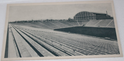 Vintage Butler University Football Stadium B&W Postcard