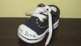 Notre Dame Hand Painted Ceramic Mini Basketball Sneaker - Vintage Indy Sports