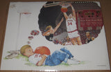 1986 Indiana University Basketball Daydreaming boy, Print, 14x11. - Vintage Indy Sports