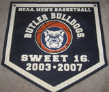 Butler University 2003-2007 NCAA Basketball Sweet 16 Banner - Vintage Indy Sports