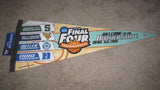 2010 NCAA Final Four Basketball Pennant, Butler, Duke, MIchigan St., West Virginia - Vintage Indy Sports