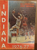 1976-77 Indiana University Basketball Media Guide - Vintage Indy Sports