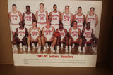1991-92 Indiana University Basketball 8x10 Team Photo - Vintage Indy Sports