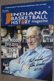 Fall 2010 Indiana Basketball History Magazine, John Wooden on Cover - Vintage Indy Sports