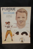 1970 Purdue vs Michigan Football Program - Vintage Indy Sports