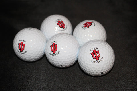 (5) Indiana University Logo Maxfli Golf Balls
