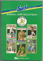 Oakland A's Surf Topps Baseball Card Guide - Vintage Indy Sports