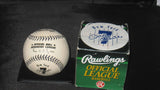 Mickey Mantle OAL Budig NY Yankees Logo Baseball, New in Box - Vintage Indy Sports