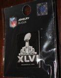 Super Bowl XLVI Pin, New, Patriots vs Giants, Indianapolis - Vintage Indy Sports