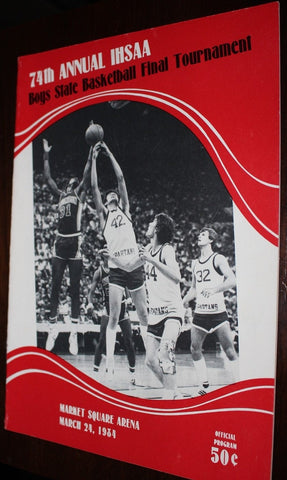 1984 Indiana High School Basketball State Finals Program