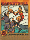 1992 Indiana High School Basketball State Finals Program - Vintage Indy Sports