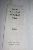 1969-70 Hoosier High School Basketball Index - Vintage Indy Sports
