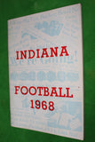 1968 Indiana University Football Media Guide - Vintage Indy Sports