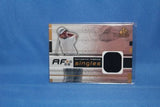 2003 Upper Deck SP Game Used Len Mattiace Tournament Worn Shirt Card #AF-LM - Vintage Indy Sports