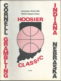 1982 Hoosier Classic Basketball Program - Vintage Indy Sports