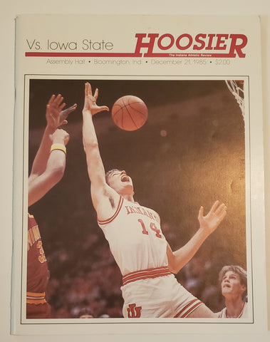 1985 Indiana University vs. Iowa State Basketball Program December 21