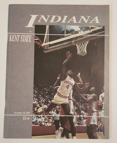 1989 Indiana University vs. Kent State Basketball Program