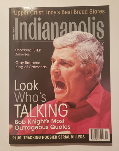 1996 Indianapolis Monthly Magazine featuring Bob Knight