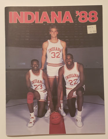 Indiana University Basketball 1988 Media Guide Yearbook