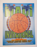 1998 Maui Invitational Basketball Program Indiana University Michigan AZ St. Kansas St.