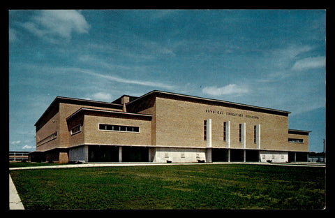 Vintage Columbus, Indiana High School Gymmasium Postcard