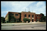 Vintage Muncie, Indiana High School Fieldhouse Postcard